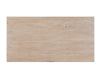 51" White Distressed Solid Wood Coffee Table