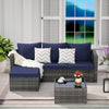 Outdoor Patio Seating Set 2-piece set with Cushions for Patio, Garden