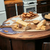 Acacia Serving Board with 6 Bamboo Cheese Markers | 23x8"