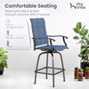 Outdoor Bar Set With Swivel Stools for Patio