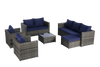 Outdoor Patio Seating Set 6-piece set with Cushions for Patio, Garden