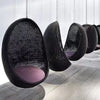 Garden  Rattan Furniture Indoor Single Seat Weaving Hammock Metal Egg Hanging  Patio Swing Chair Outdoor