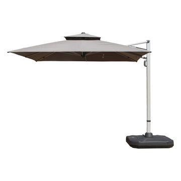 9 Ft. Aluminum Cantilever Tilt Patio Umbrella With Center Pole
