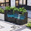 Aluminum Alloy Modern Durable Outdoor Furniture Running Water Flower Box Fish Tank Culture Screen Partition Living Room Dining