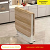 Fold-Flat Rectangular Dining Table, No Assembly