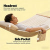 Quilted Double Hammock with Beechwood Spreader Bar