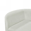 Curved Sectional Sofa with Chaise, Pearl, 116"