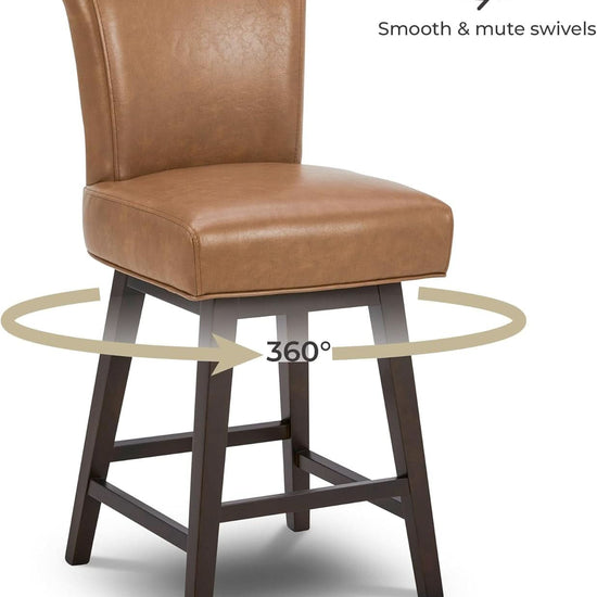 26 Inch Counter Height Swivel Bar Stools Set-4