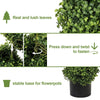 Spiral Topiary Trees — 7 ft Set of 2