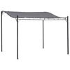 Cream White 10' x 10' Steel Pergola Gazebo with Canopy