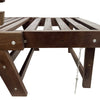 Adjustable Wood Daybed Sofa — Gray