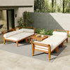 Acacia Wood Modular Sectional — 6 Piece