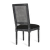 Cane-Back Solid Wood Dining Chairs, Set of 2