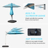 Round Cantilever Umbrella With Center Pole