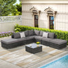 Outdoor Patio Seating Set 8-piece set with Cushions for Patio, Garden