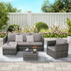 Outdoor Patio Seating Set 3-piece set with Cushions for Patio, Garden