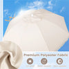 6 Ft Boho Patio Umbrella with Tassels