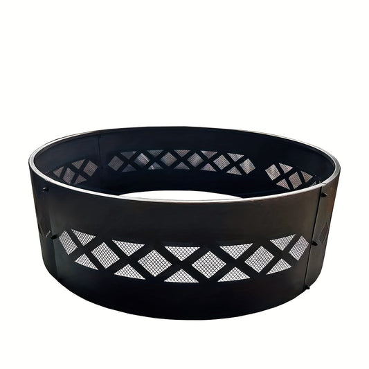Round Wood-Burning Fire Pit Ring, 95cm