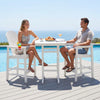 3-Piece Hdpe Bar-Height Patio Set
