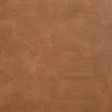 360° Swivel Barrel Accent Chair, Brown Polyester & PU Leather