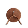 Solid Oak Round Side Table