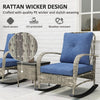 Stylish Three Piece Wicker Patio Furniture Set-3