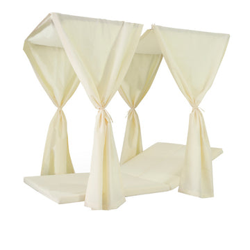 Kenzie Outdoor Daybed with Water-Resistant Curtains