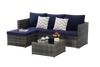 Outdoor Patio Seating Set 2-piece set with Cushions for Patio, Garden