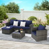 Outdoor Patio Seating Set 3-piece set with Cushions for Patio, Garden