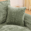 Modern Boucle L-Shaped Sectional Sofa with Two Moveable Ottomans,