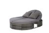 Rattan Round Daybed with Adjustable Backrests