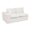 Modern Boucle L-Shaped Sectional Sofa with Two Moveable Ottomans,