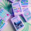 American Mahjong Set — Paris Purple Crystal, 160 Tiles