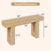 63" Farmhouse Console Table with Bottom Storage