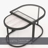 4 Piece Outdoor Wicker Conversation Set With 2 Chairs