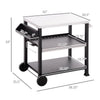 Stainless Steel Outdoor Bar Cart & Grill Prep Table