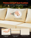Wicker Sectional with Fire Pit Table — 6 Piece