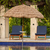 7.5 ft Thatched Tiki Umbrella for Beach & Patio