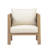 Set Of 2 Outdoor Acacia Wood Patio Chairs