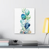 Coastal Sea Glass Oceanic Canvas Wall Art Print
