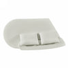 Curved Sectional Sofa with Chaise, Pearl, 116"