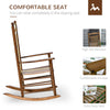Traditional High-Back Rocking Chair