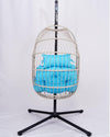 Wicker Hanging Egg Chair with Stand