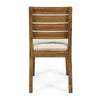 Acacia Wood 7-Piece Outdoor Dining Set with Cushions, Teak Finish