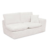 Modern Boucle L-Shaped Sectional Sofa with Two Moveable Ottomans,