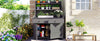Garden Potting Bench with Storage — Gray