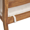 Acacia Wood 7-Piece Dining Set with Cushions, Teak Finish