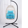 Wicker Hanging Egg Chair with Stand