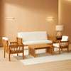 4-Piece Acacia Wood Patio Conversation Set