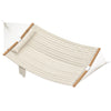 Quilted Double Hammock with Beechwood Spreader Bar